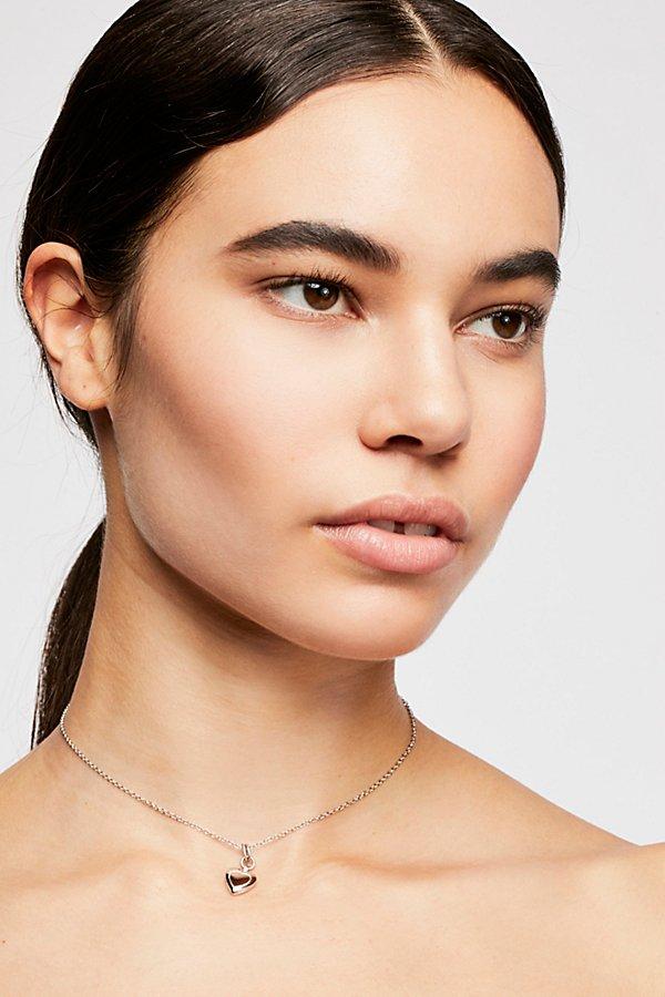 Scripted Locket Necklace By Free People